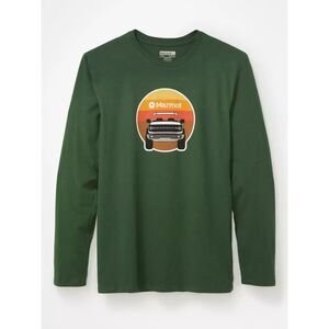 Marmot x Ford Bronco Long Sleeve T-Shirt Adult Medium M Green Truck Sunset NWT